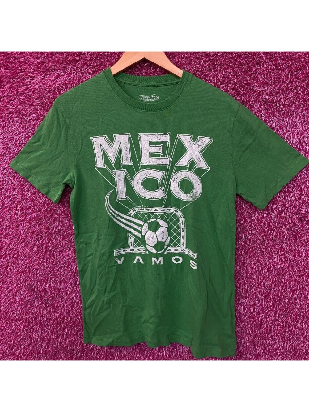 Junk Food Clothing Vamos Mexico Retro Style Tee Small